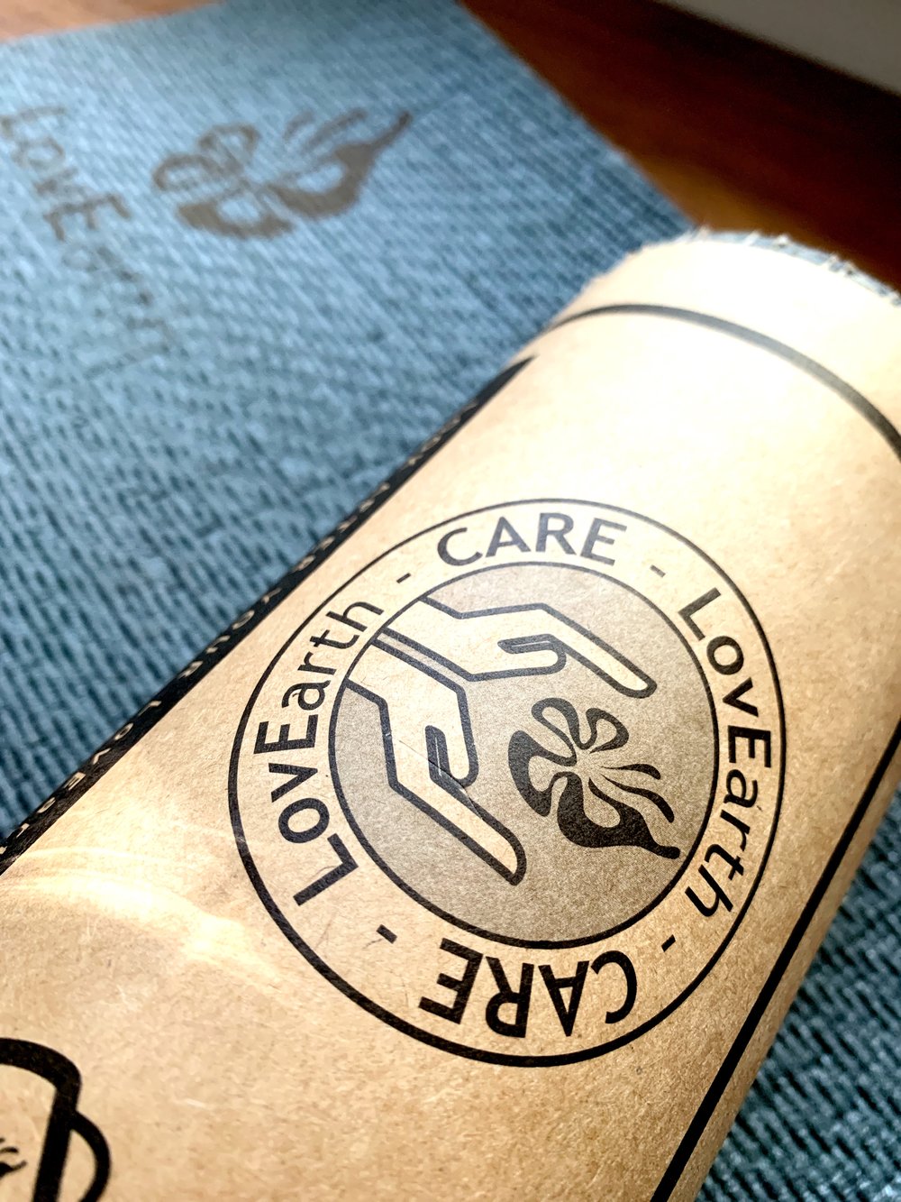 LovEarth Charcoal Studio Yoga Mat (with bag)