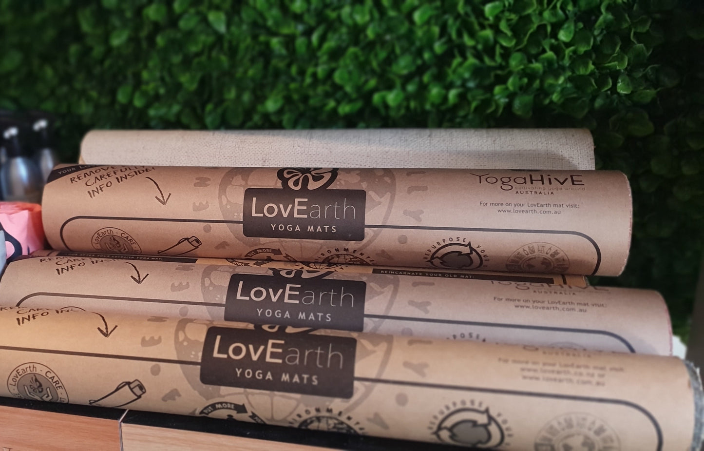 LovEarth Charcoal Studio Yoga Mat (without bag)