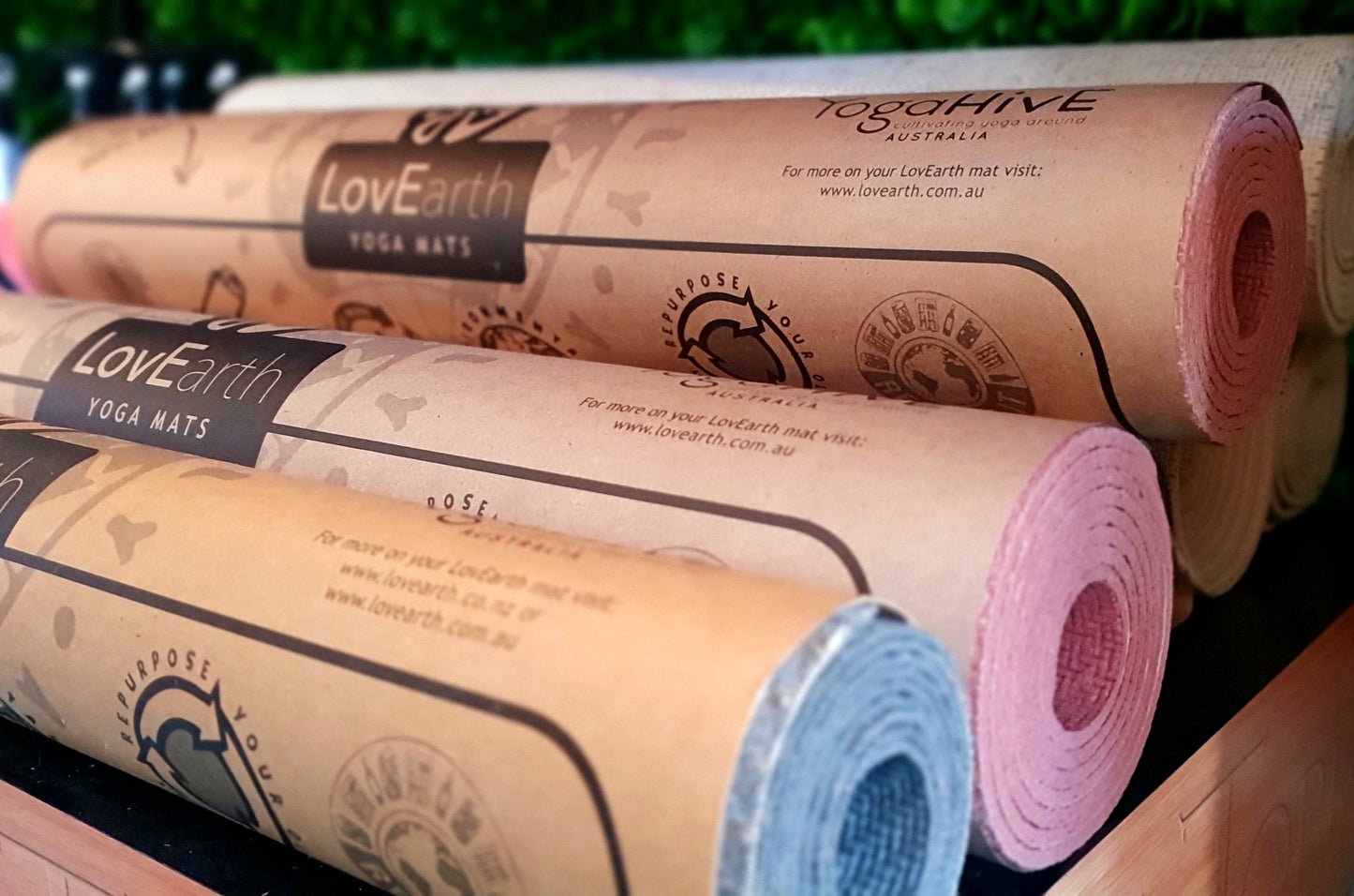 LovEarth Charcoal Studio Yoga Mat (with bag)